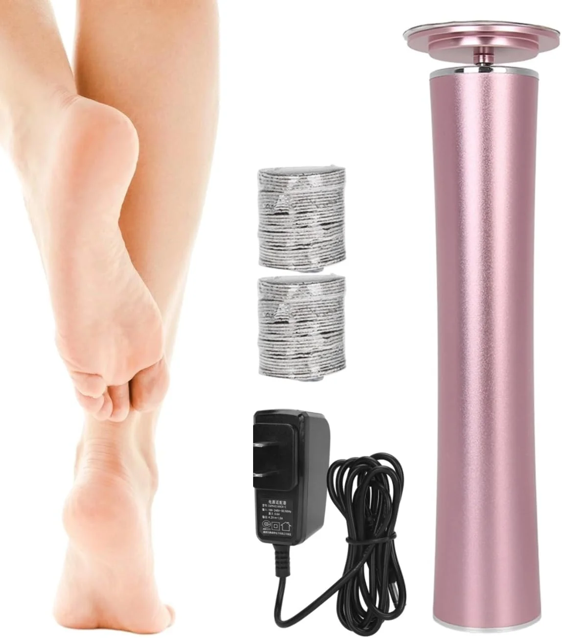 سوهان برقی پدیکور یوسو، سوهان بی سیم پا، دستگاه سنگین و شارژی اتوماتیک، ابزار پدیکور برای از بین بردن پوست مرده