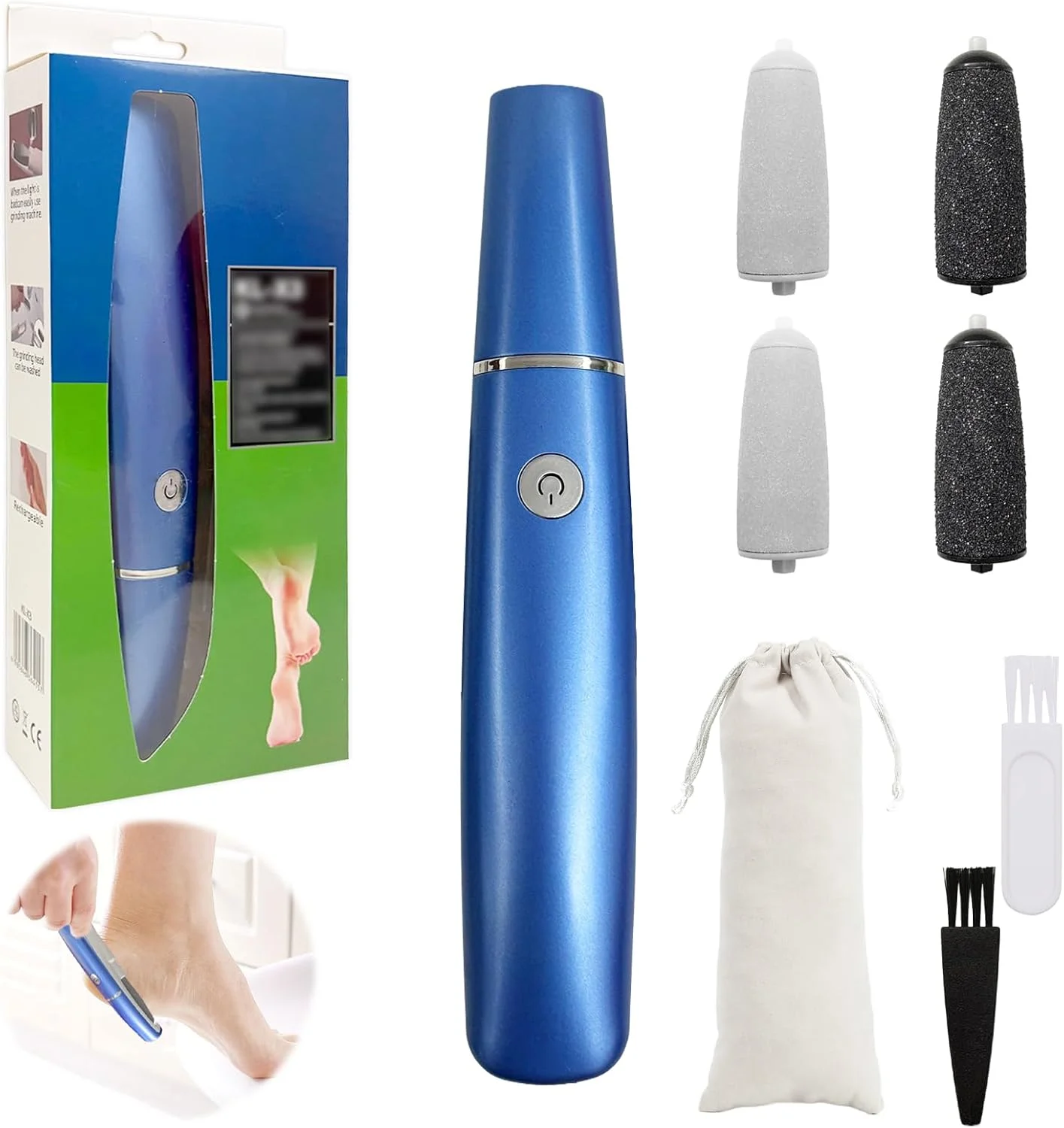 سوهان برقی پینه پا Xerteam، ست پدیکور، مراقبت از پا