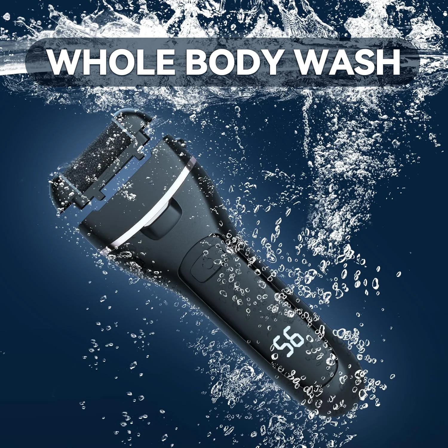 سوهان برقی پینه پا وی اند اچ با 3 سری غلتکی، 2 سرعت، قابل شارژ و ضد آب، مناسب برای پوست های مرده، سفت، ترک خورده و خشک سوهان برقی پینه پا وی اند اچ با 3 سری غلتکی، 2 سرعت، قابل شارژ و ضد آب، مناسب برای پوست های مرده، سفت، ترک خورده و خشک