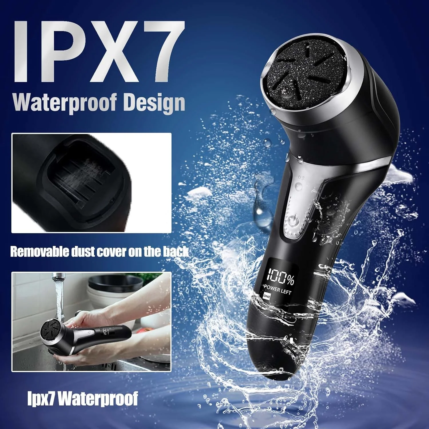 سوهان برقی پدیکور و از بین برنده پینه پا یوایکی سوهان برقی پدیکور و از بین برنده پینه پا یوایکی