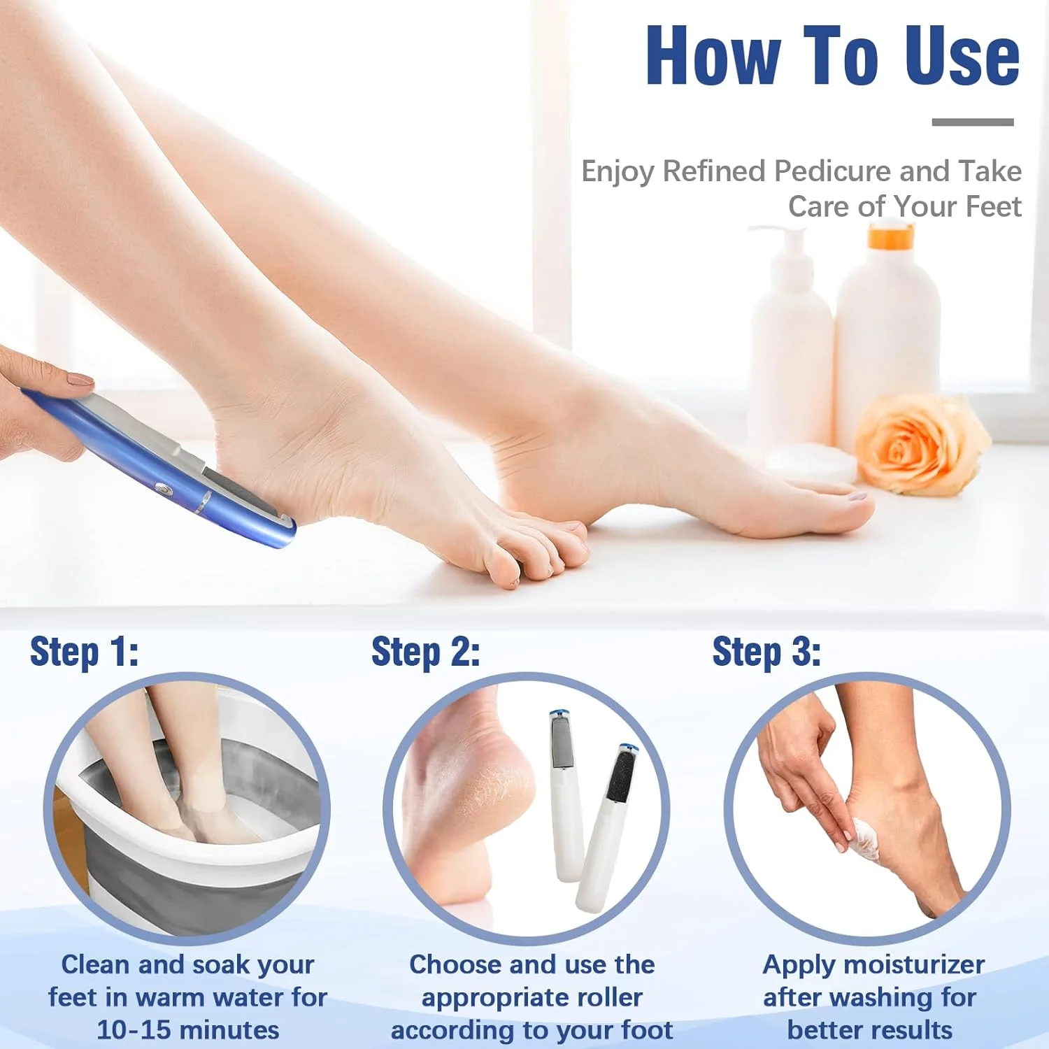 سوهان برقی پینه پا Xerteam، ست پدیکور، مراقبت از پا سوهان برقی پینه پا Xerteam، ست پدیکور، مراقبت از پا