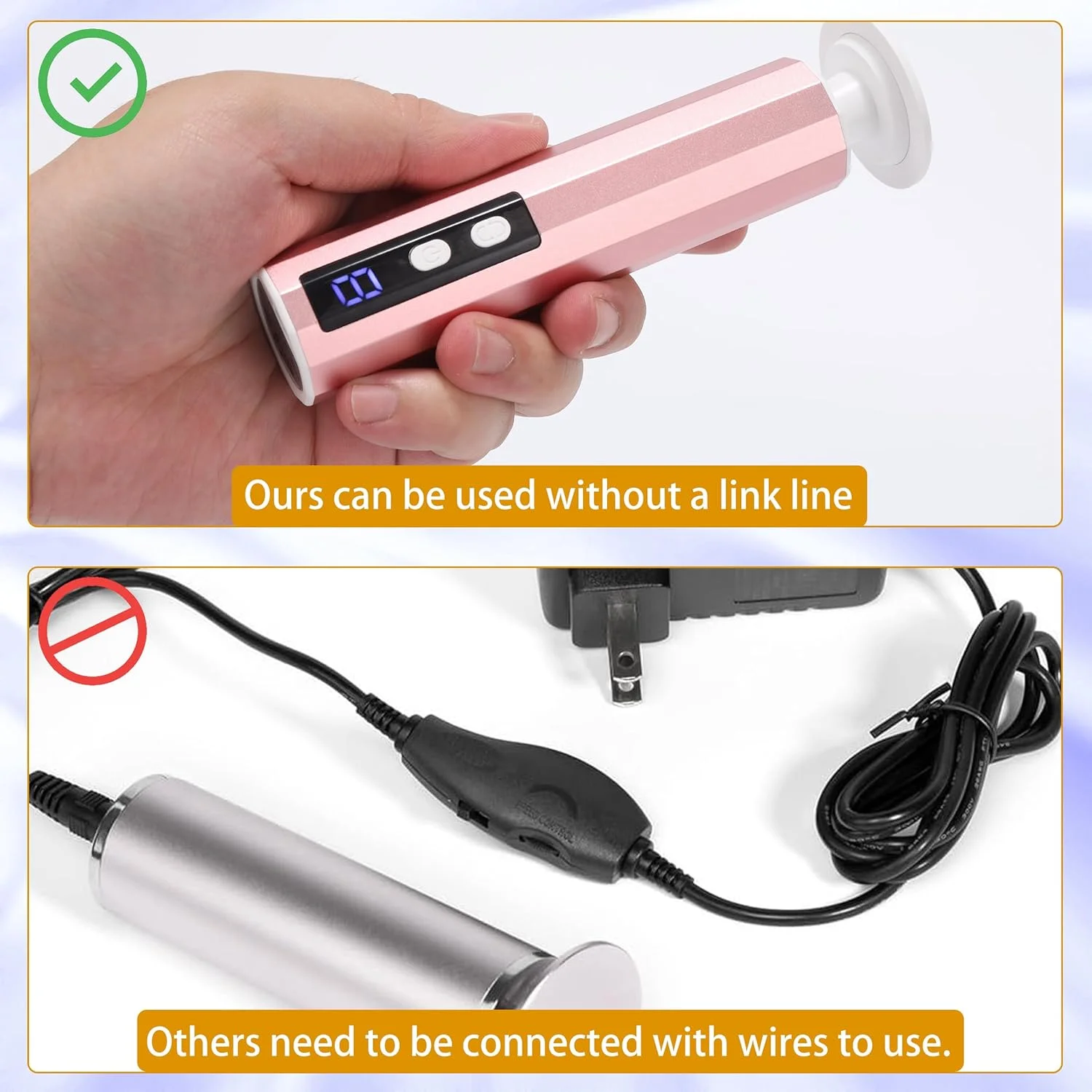 سوهان برقی پدیکور Whsdo - دارای 9 سرعت، سمباده پا به همراه دیسک های سمباده ای تعویضی، ابزار پدیکور و مانیکور شارژی و مناسب برای از بین بردن پوست های مرده، خشک، ترک خورده و پینه بسته