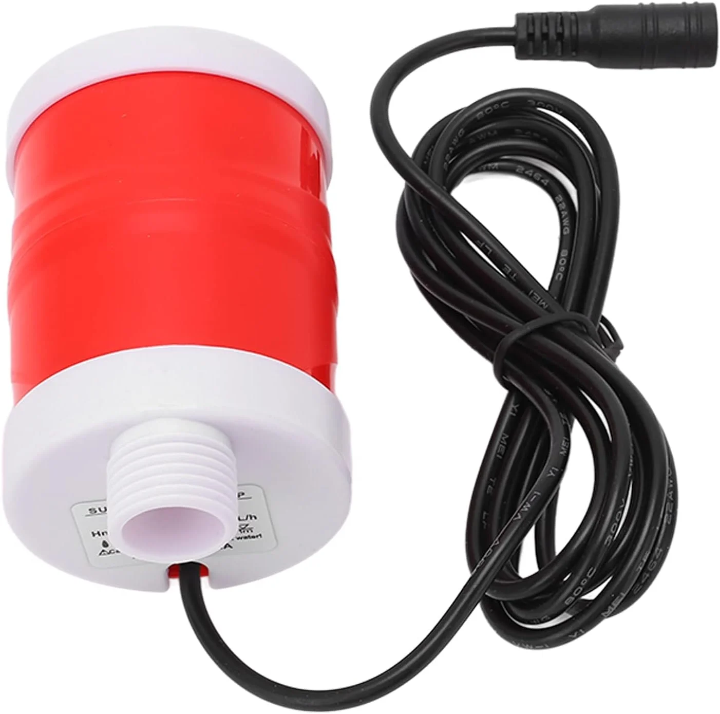 پمپ شناور سایریسورا، ارتفاع تخلیه 6 متر، موتور براشلس DC، ولتاژ 12 ولت، توان 20 وات، 700 لیتر در ساعت، کم صدا برای مصارف خانگی