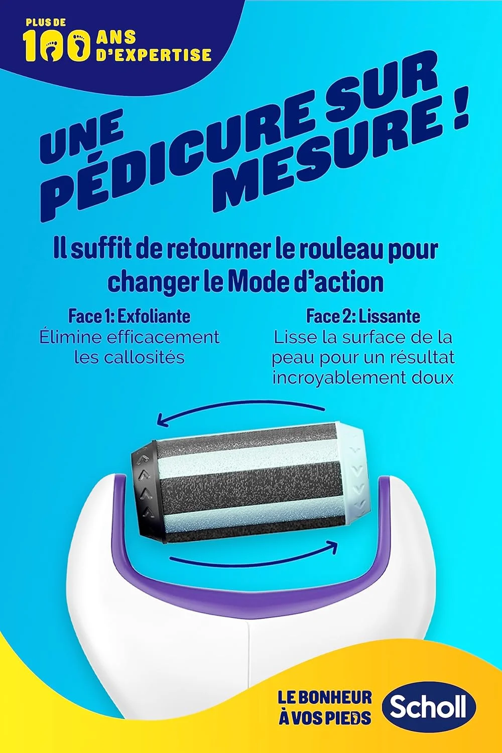 سوهان برقی پینه پا شول 2 در 1 به همراه 2 غلطک یدکی