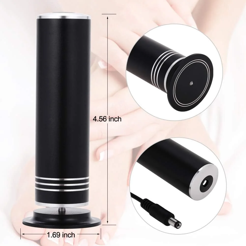 سوهان برقی پا برای از بین بردن پینه (سرعت قابل تنظیم) سوهان برقی حرفه ای پا، سمباده پا، سنگ پا برقی برای پوست های مرده، ابزار پدیکور با 60 عدد کاغذ سنباده قابل تعویض، مشکی سوهان برقی پا برای از بین بردن پینه (سرعت قابل تنظیم) سوهان برقی حرفه ای پا، سمباده پا، سنگ پا برقی برای پوست های مرده، ابزار پدیکور با 60 عدد کاغذ سنباده قابل تعویض، مشکی