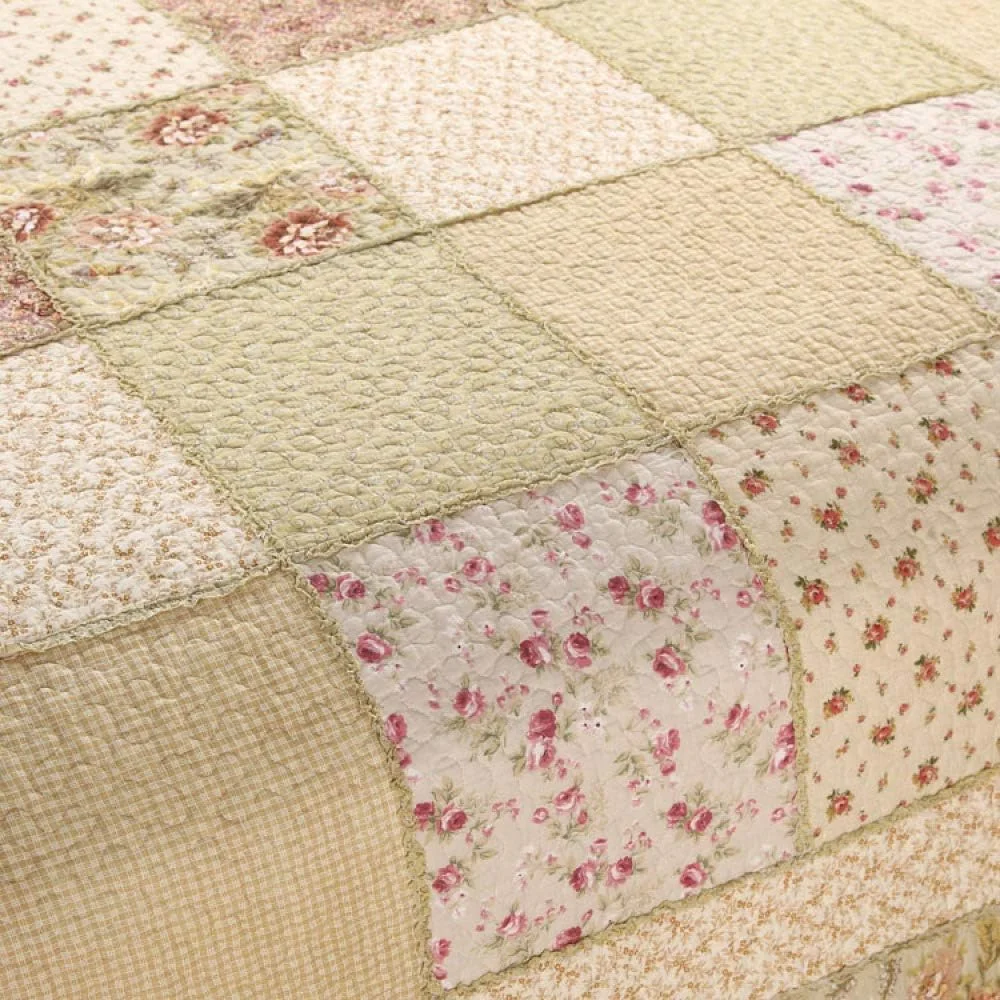 روتختی تابستانی لحافی دونفره سایز 230x250 سانتی متر، ست 3 تکه، ملحفه های پنبه ای تکه دوزی شده، لحاف سبک وزن، روکش تزئینی تخت خواب، لحاف-230x250 سانتی متر، لحاف-کینگ 230cm*250cm