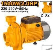 پمپ آب برقی اینکو، 1500 وات 2 اسب بخار سانتریفیوژ، حداکثر جریان 450 لیتر در دقیقه، حداکثر ارتفاع 18 متر، 220-240 ولت، پروانه استیل