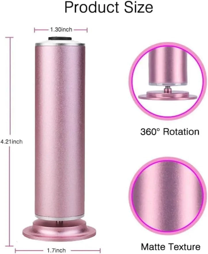 سوهان برقی پینه پا Umikk، سوهان برقی حرفه ای با سرعت قابل تنظیم، ست پدیکور با 6 سرعت قابل تنظیم (صورتی) سوهان برقی پینه پا Umikk، سوهان برقی حرفه ای با سرعت قابل تنظیم، ست پدیکور با 6 سرعت قابل تنظیم (صورتی)