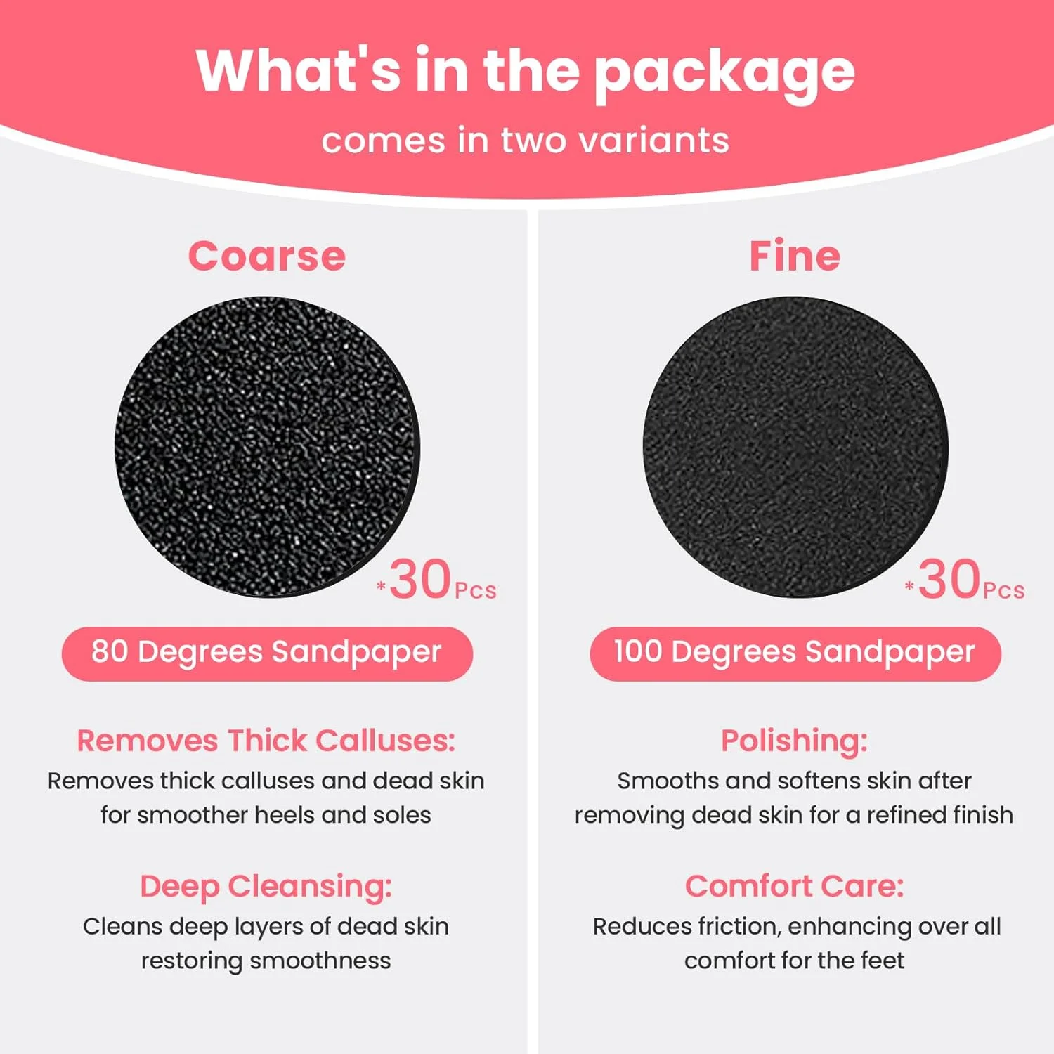 مجموعه 60 عددی سمباده TAOMAND، 4.32 سانتی متر در 4.32 سانتی متر، برای از بین برنده پینه برقی پا، دیسک پدیکور، مجموعه جایگزین دیسک های سنباده مجموعه 60 عددی سمباده TAOMAND، 4.32 سانتی متر در 4.32 سانتی متر، برای از بین برنده پینه برقی پا، دیسک پدیکور، مجموعه جایگزین دیسک های سنباده