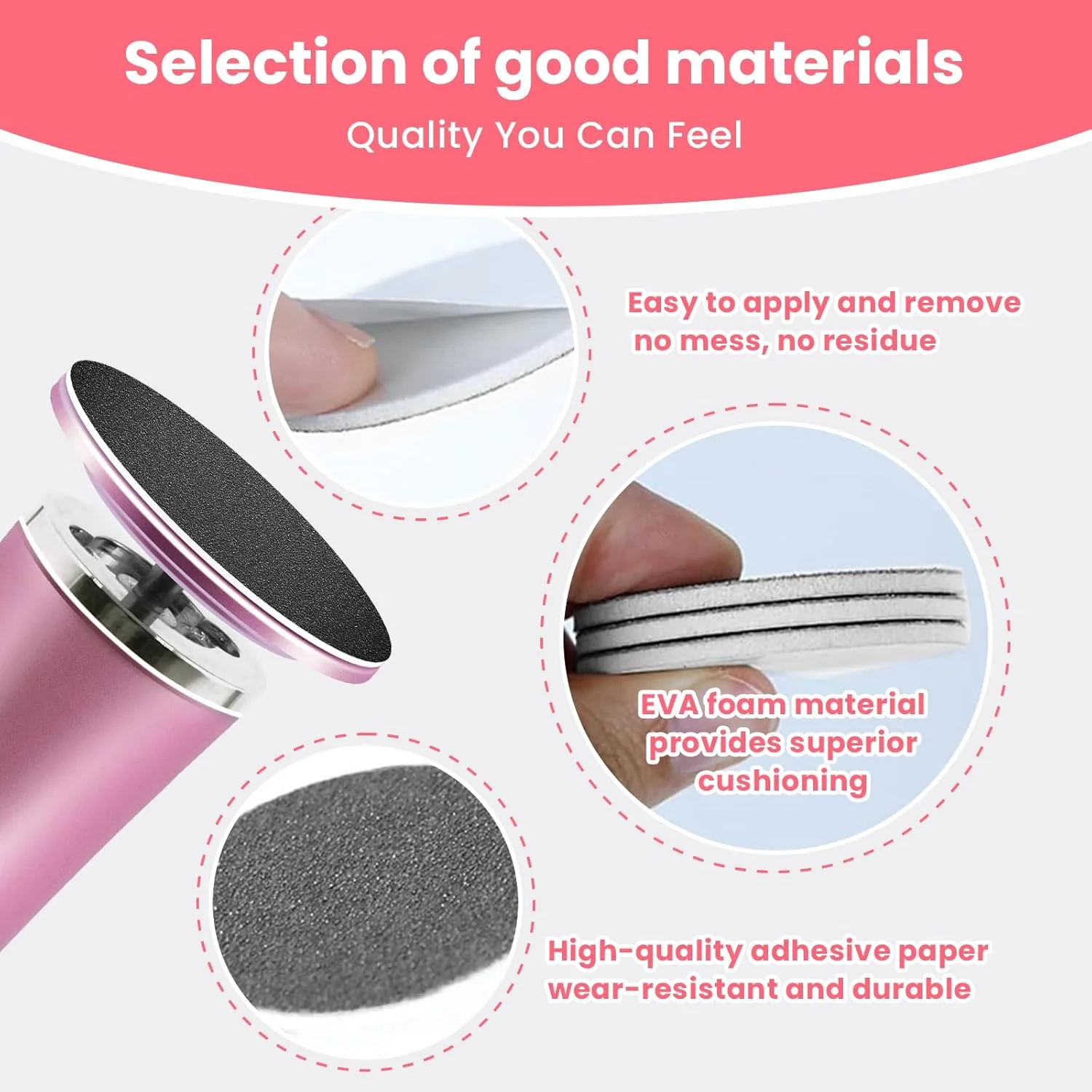 مجموعه 60 عددی سمباده TAOMAND، 4.32 سانتی متر در 4.32 سانتی متر، برای از بین برنده پینه برقی پا، دیسک پدیکور، مجموعه جایگزین دیسک های سنباده مجموعه 60 عددی سمباده TAOMAND، 4.32 سانتی متر در 4.32 سانتی متر، برای از بین برنده پینه برقی پا، دیسک پدیکور، مجموعه جایگزین دیسک های سنباده