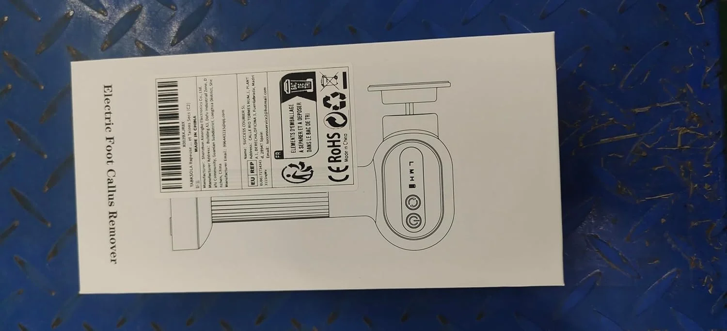 سوهان پدیکور برقی TABKSOLA، سوهان برقی پا 2 در 1، موثر در برابر پوست مرده، پینه های قوی و ترک خوردگی و خشکی پا