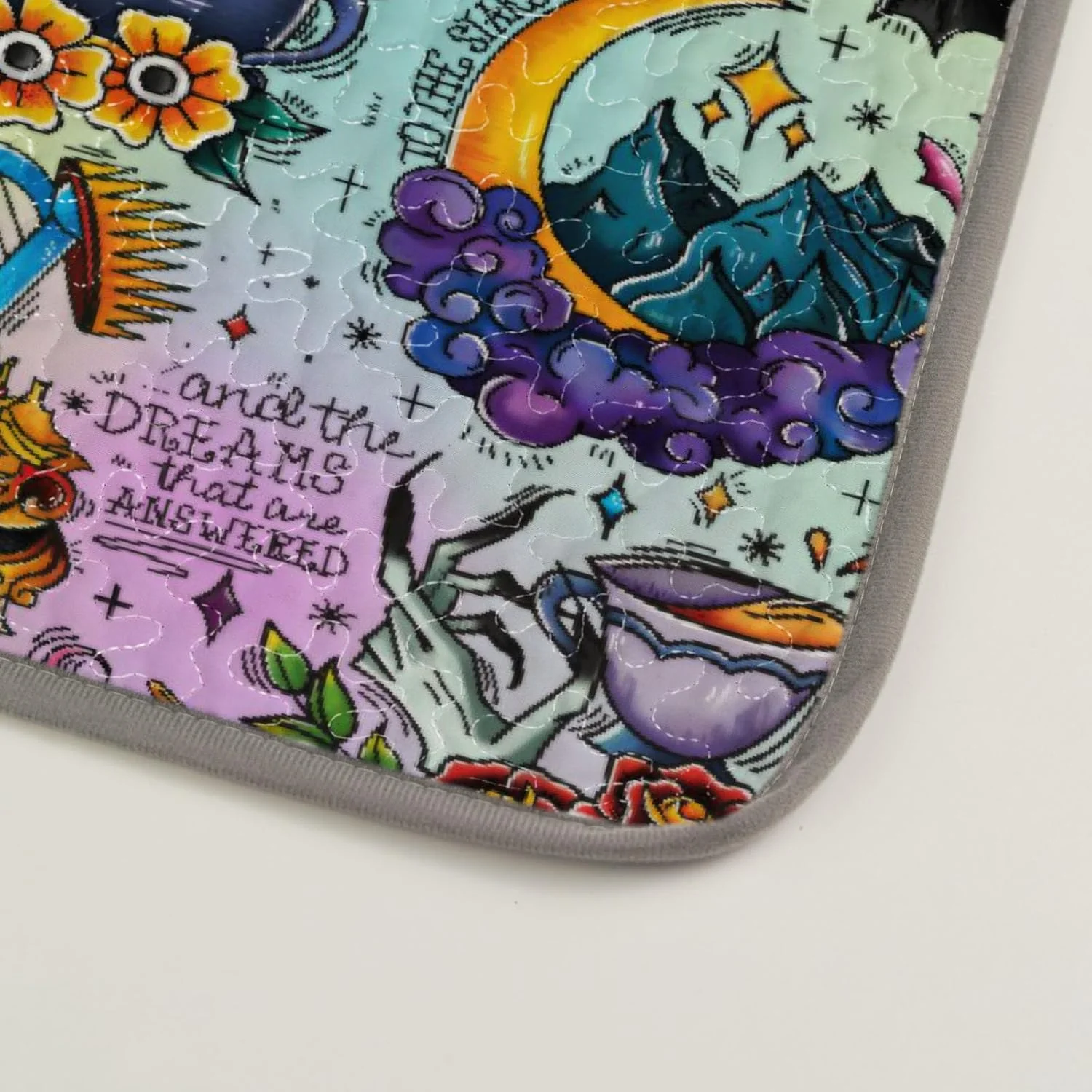 روتختی لحافی سایز کوئین Allenjoy طرح افسانه ای جنگ، ست روتختی جادویی و عاشقانه، روکش لحاف پارچه ای قابل شستشو با 2 روبالشتی SC00015-007