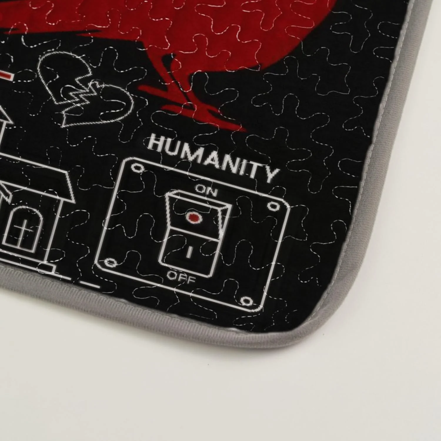 رو تختی آلنجوی طرح خون آشام سایز دوقلو، ست روتختی عرفانی، لحاف پارچه ای قابل شستشو با 1 روبالشی SC00154-007