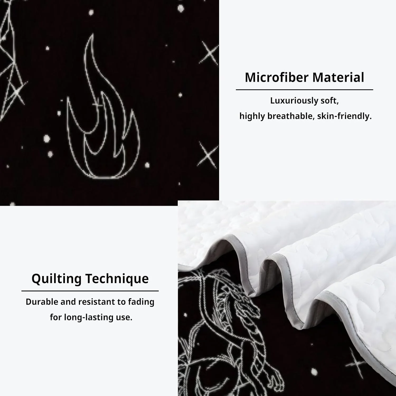 رو تختی دو نفره آلنجوی، لحاف شیشه ای و فولادی، تاج سایه ها، ست روتختی، پارچه لحاف قابل شستشو با 1 روبالشی SC00026-007