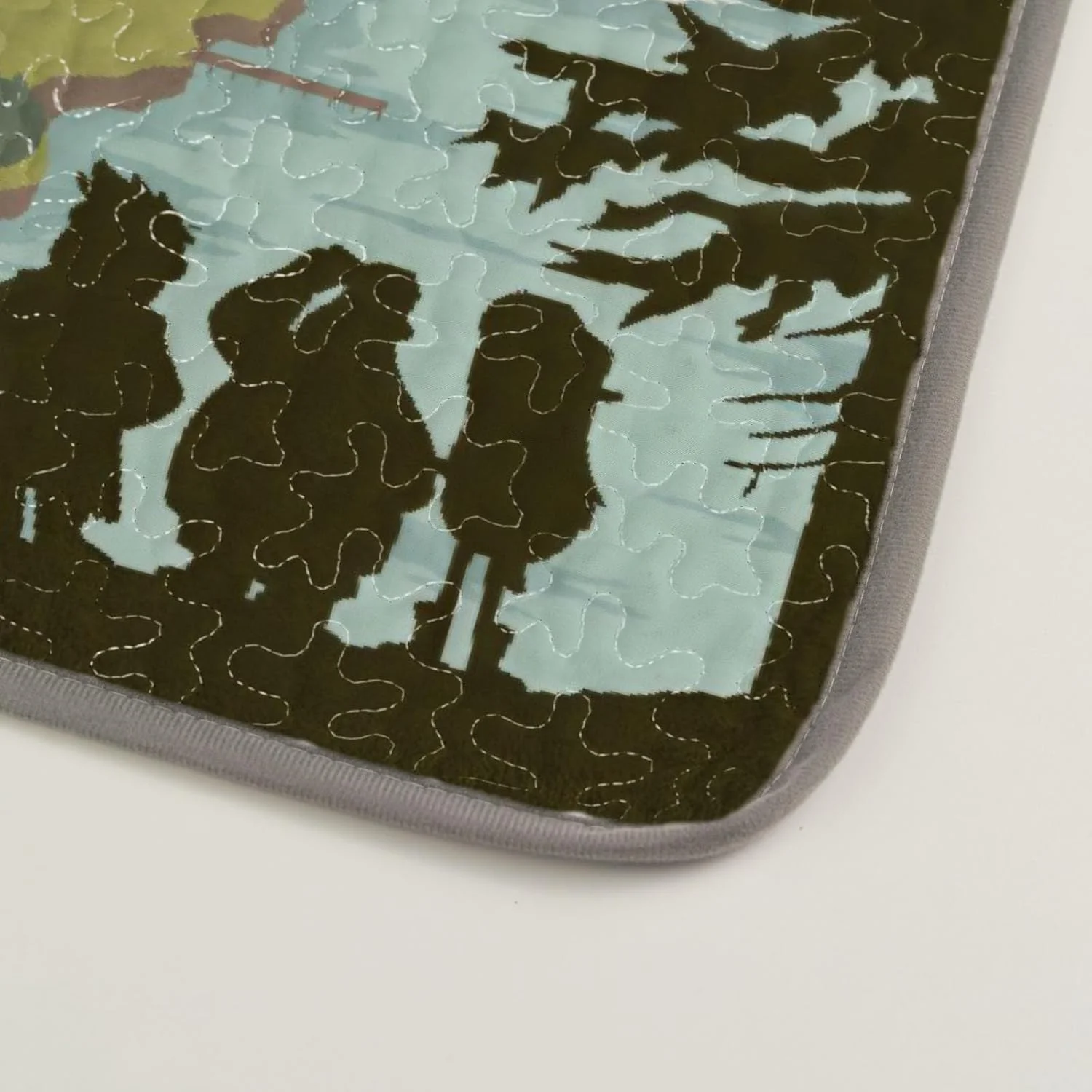 رو تختی دو نفره آلنجوی طرح ماجراجویی و رمز و راز، ست روتختی انیمه، لحاف پارچه ای قابل شستشو با 1 روبالشتی SC00383-007