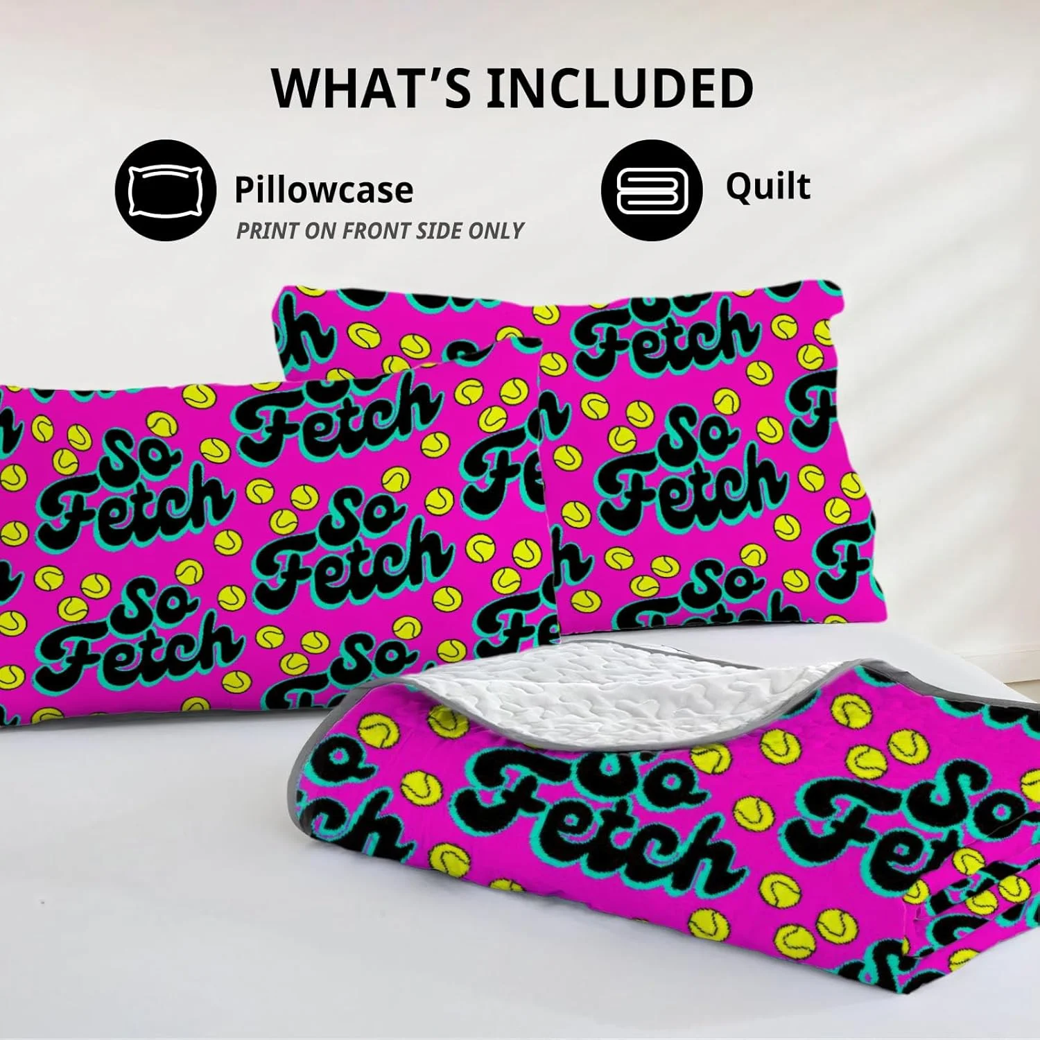 روتختی لحاف دار آلنجوی طرح زنبورهای ملکه دبیرستان، ست روتختی درام Clique، پارچه لحاف قابل شستشو با 2 روبالشی SC00331-007