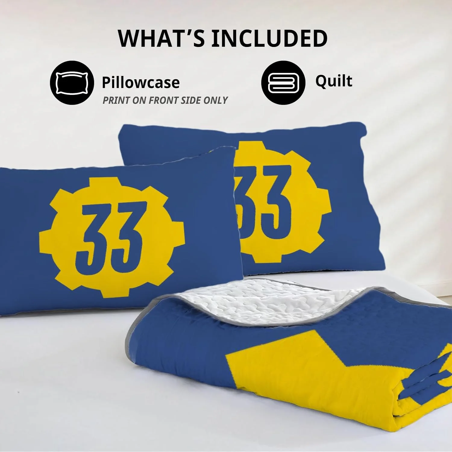 رو تختی دو نفره آلنجوی طرح ماجراجویی پسا آخرالزمانی، ست روتختی سرگردان در زمین بایر، لحاف پارچه ای قابل شستشو با 1 روبالشی SC00283-007