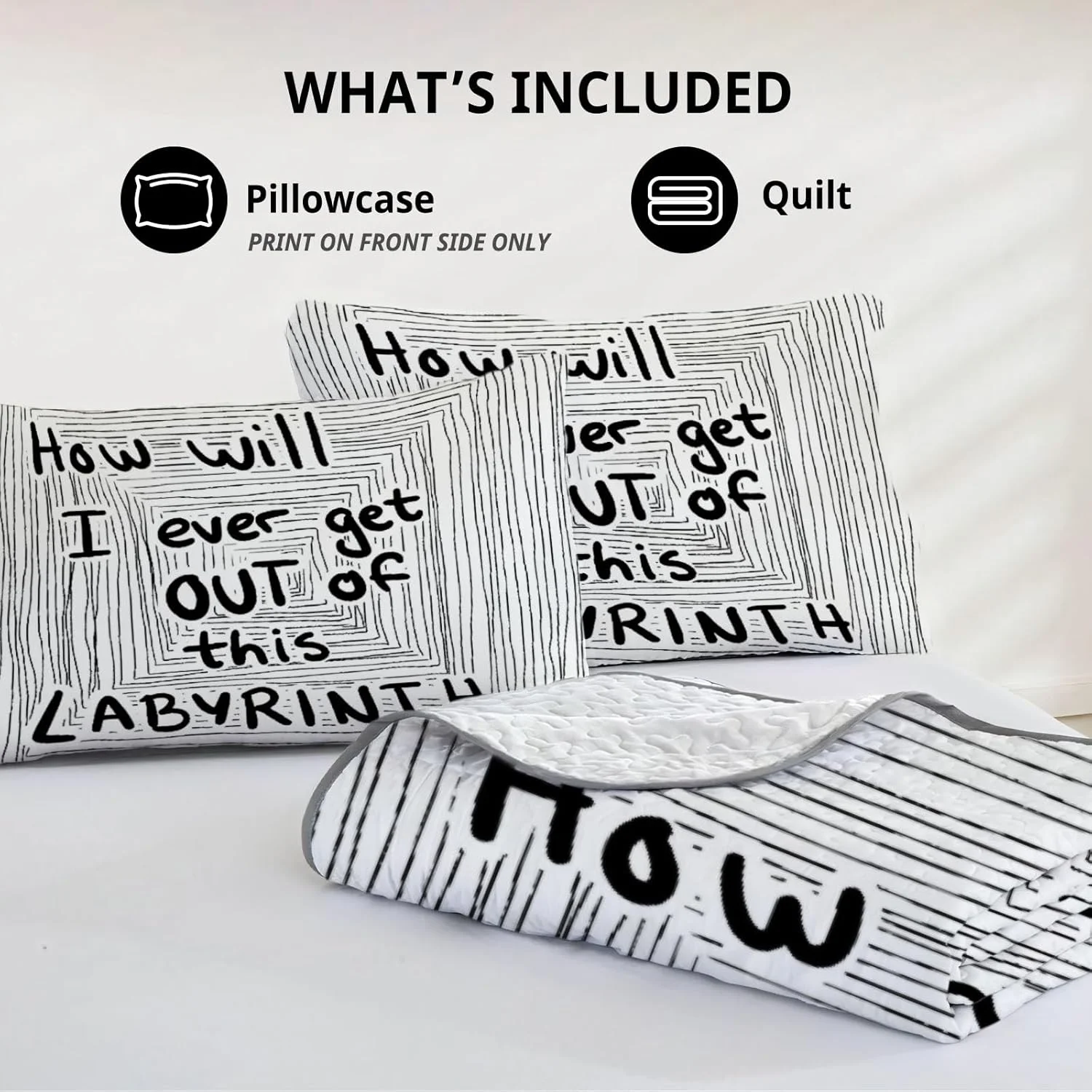 رو تختی فیلم فانتزی سایز دوقلو Allenjoy، ست روتختی فیلم، لحاف پارچه ای قابل شستشو با 1 روبالشتی SC00439-007