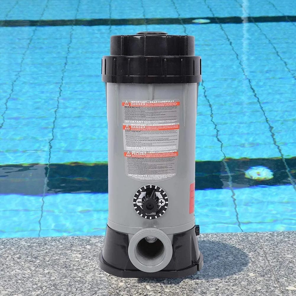 Automatic Chlorine Feeder, Sturdy and Durable Automatic Pool Chlorinator CL-200 for Swimming Pool Disinfection Equipment Pond Pool Home Outdoor Fish Pond