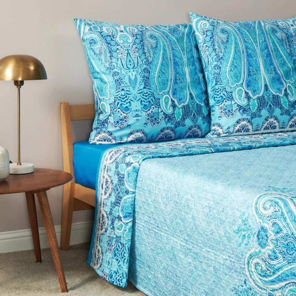 روتختی باستی مرجلینا 9328464، 100% پنبه، آبی اقیانوسی، B1، 180 x 255 سانتی متر