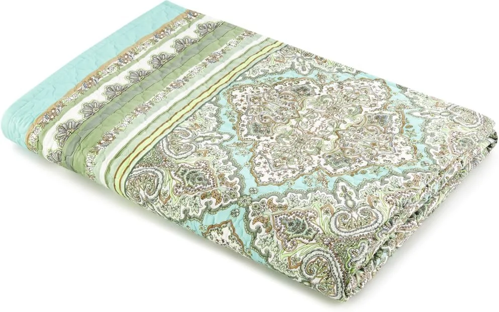 روتختی باستی مارکیاو 9328494، 100% پنبه، سبز پسته‌ای V1، ابعاد 180x255 سانتی‌متر