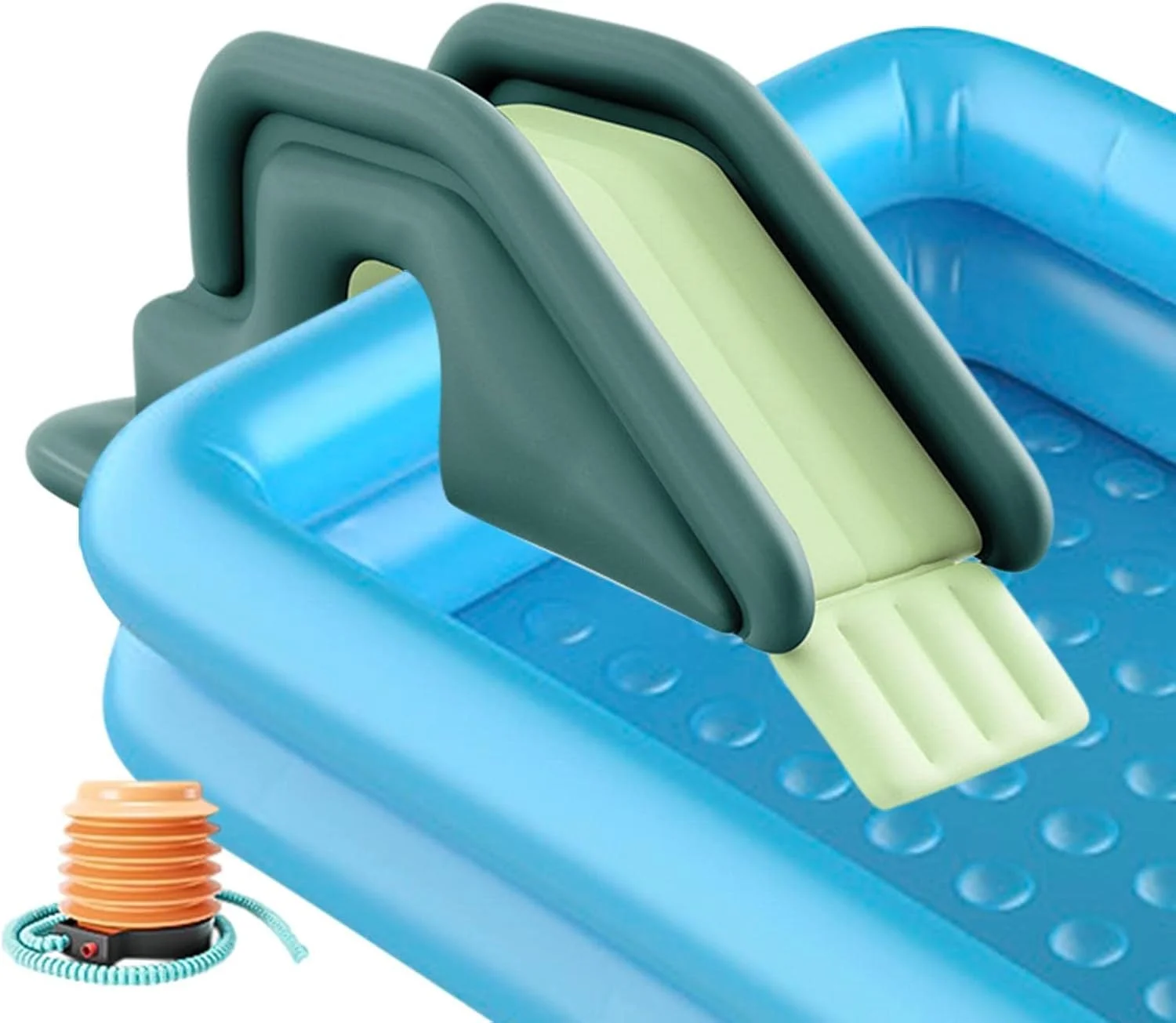 سرسره آبی بادی استخر، سرسره های ضد واژگونی پارک آبی در فضای باز، اسباب بازی سرگرم کننده، سرسره های بادی برای استخرهای روکار، استخرهای بادی برای استخرهای توکار یا روکار