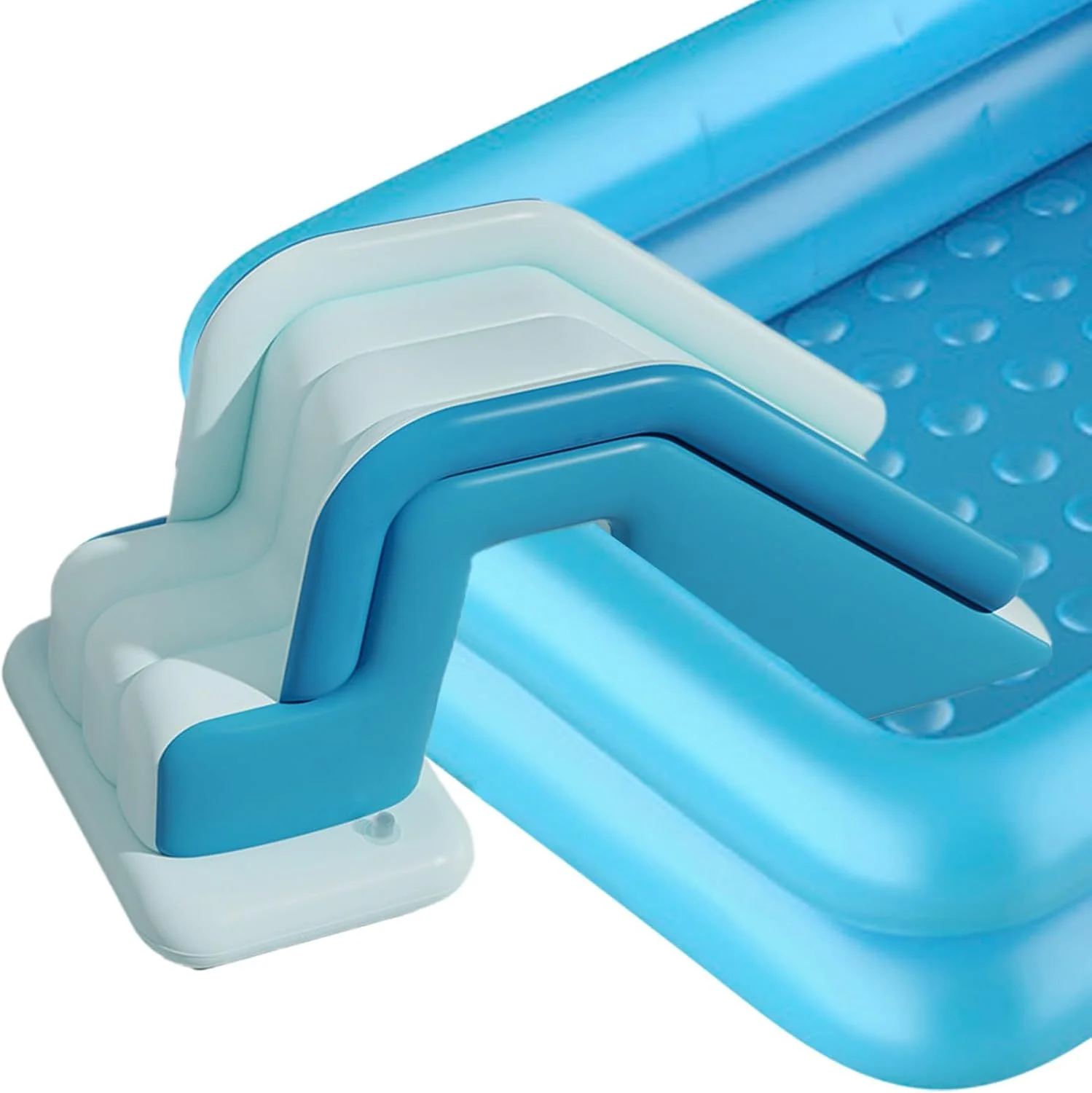 سرسره بادی برای استخر، سرسره تاشو استخر شنا - سطح شیب دار غیر لغزنده برای تفریحات خانوادگی پسران و دختران در فضای باز، پارک آبی، ساحل مسکونی