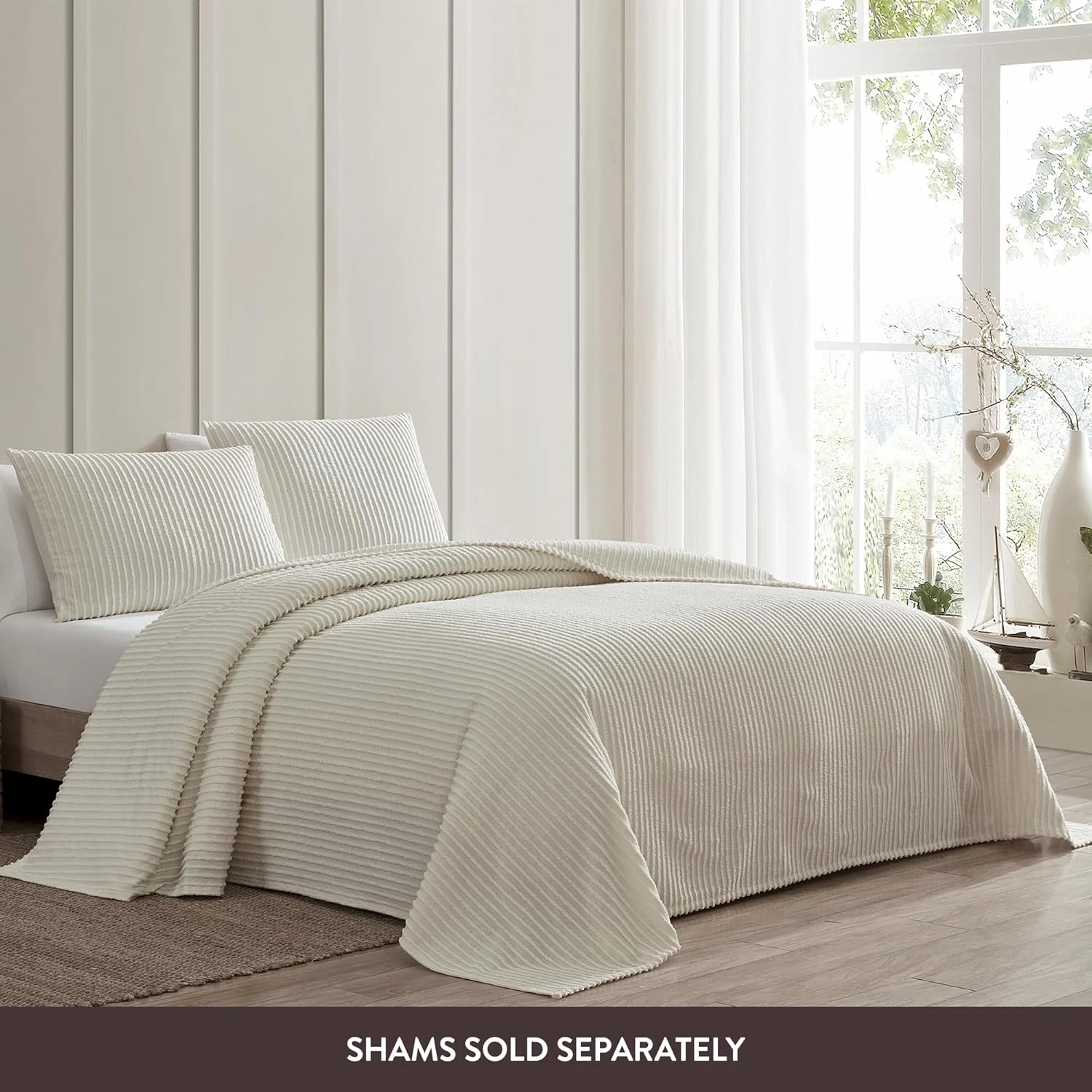 روتختی شانل کانالی Beatrice Home Fashions، کینگ، عاجی