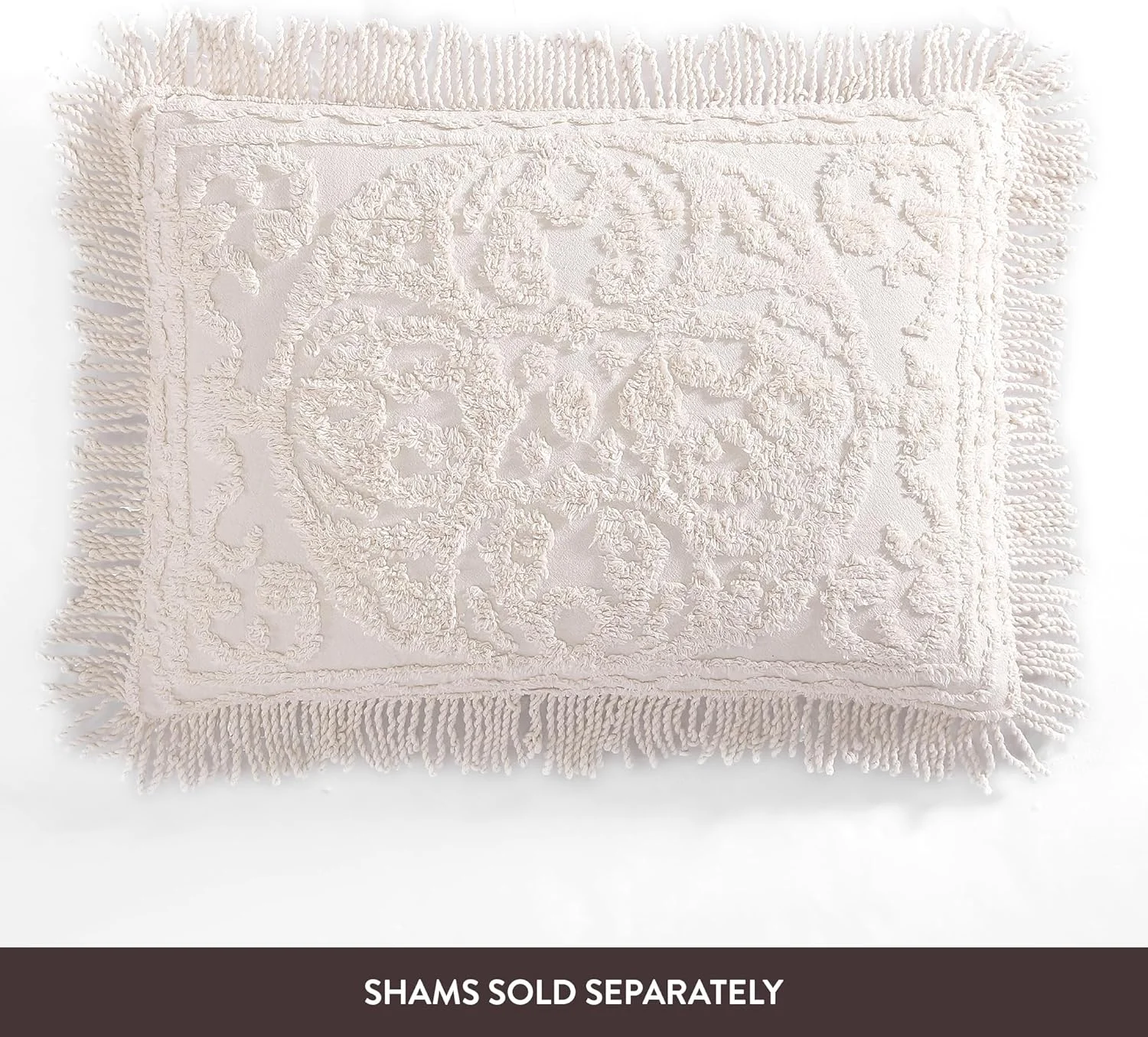 روتختی شنل طرح مدالیون Beatrice Home Fashions، کینگ، سرخ گلی