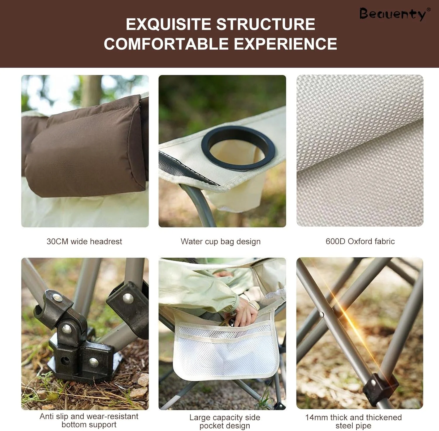 صندلی آفتابگیر تاشو Beauenty، صندلی استراحت قابل تنظیم، صندلی های تاشو کمپینگ با تکیه گاه سر، صندلی راحتی پاسیو برای باغ، ساحل، حیاط خلوت، استخر یا پیک نیک (مدل 2) صندلی آفتابگیر تاشو Beauenty، صندلی استراحت قابل تنظیم، صندلی های تاشو کمپینگ با تکیه گاه سر، صندلی راحتی پاسیو برای باغ، ساحل، حیاط خلوت، استخر یا پیک نیک (مدل 2)