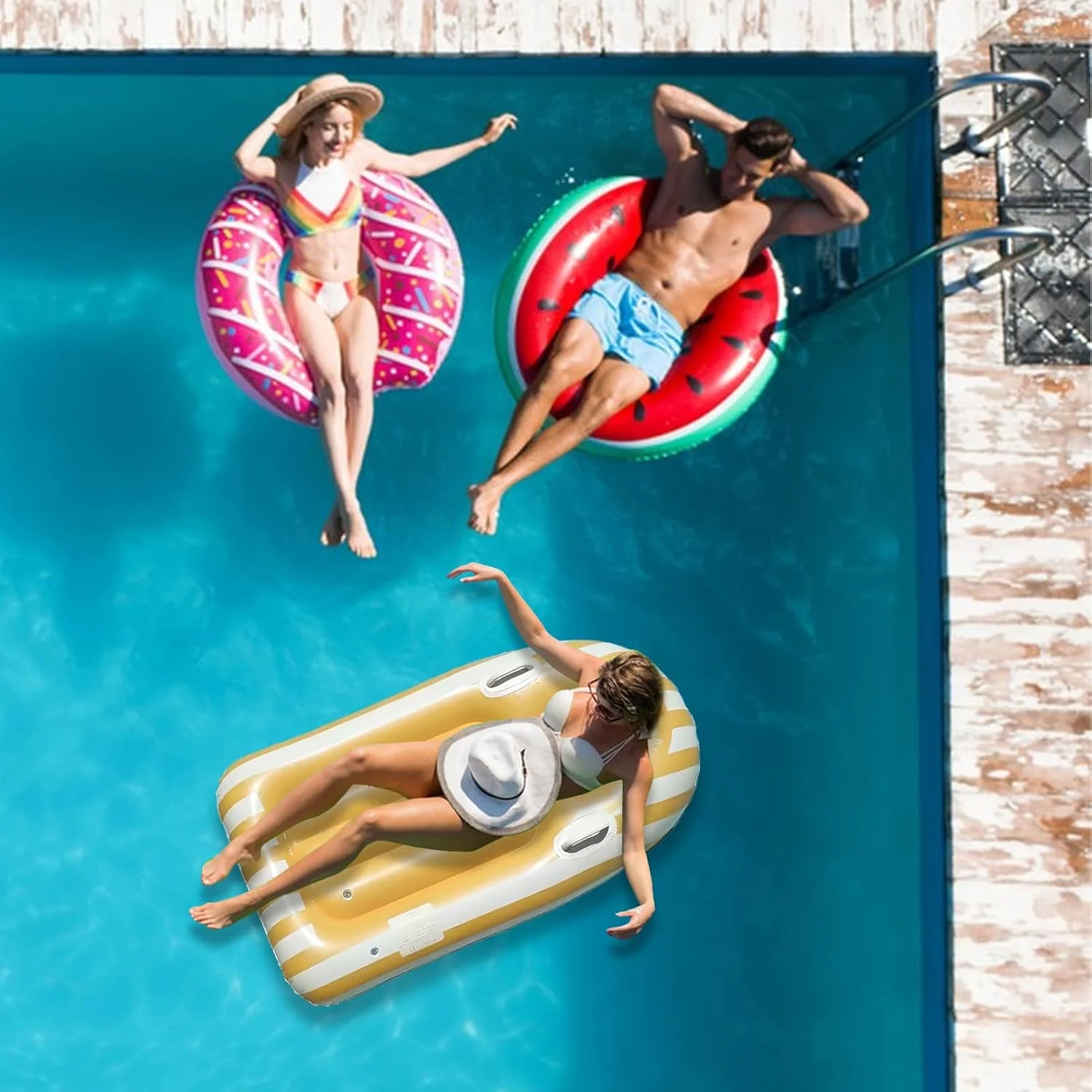 تخته موج سواری بادی برای کودکان ساحلی | شناور بادی قابل حمل استخر کودکان با دستگیره | تجهیزات موج سواری برای سرسره های آبی چمن، دریاچه، مهمانی ساحلی، ورزش های تابستانی در فضای باز