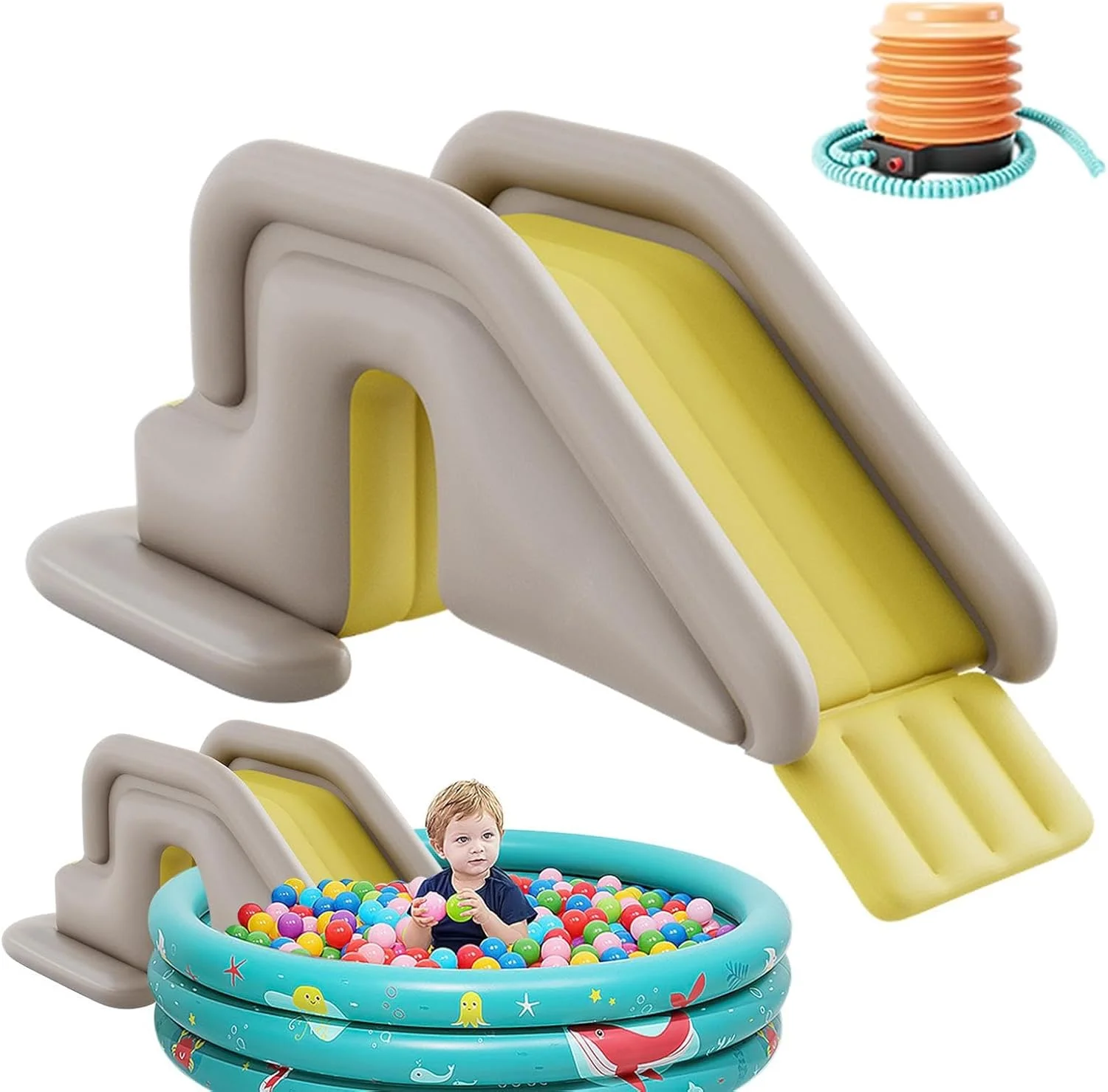 سرسره آبی برای استخر بادی | سرسره ضد واژگونی پارک آبی اسباب بازی سرگرم کننده فضای باز | سرسره های بادی کناری، سرسره استخر ضد واژگونی برای مراکز آبی و استخرهای بادی