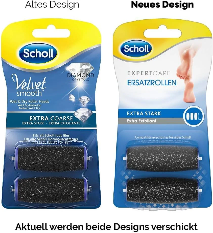 غلتک‌های یدکی سنگ پا Scholl Velvet Smooth