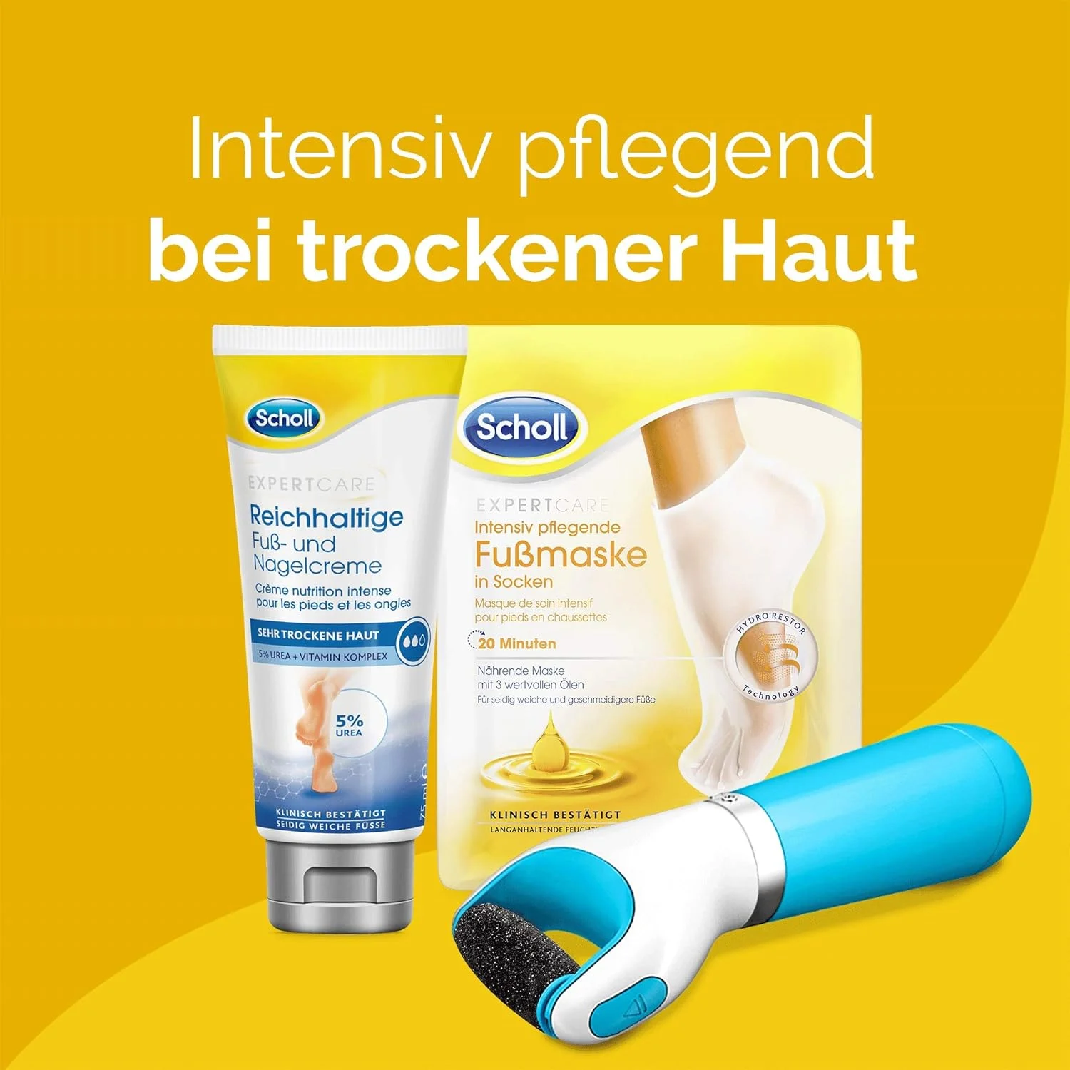 غلتک‌های یدکی سنگ پا Scholl Velvet Smooth