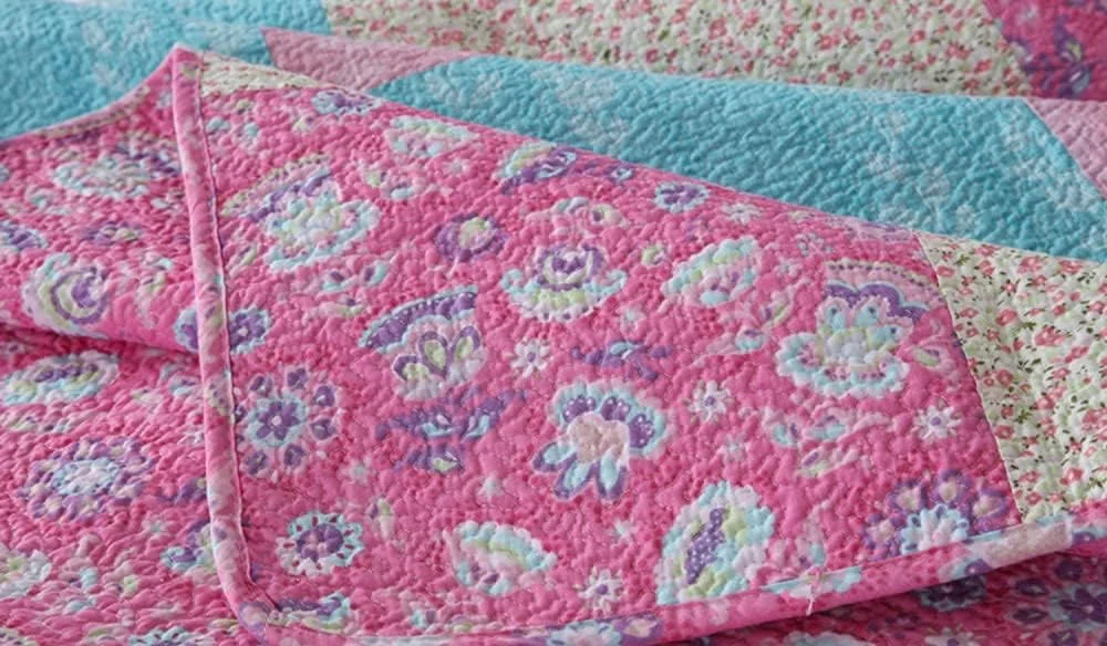 Quilted Bedspread King Size Bedspreads Cotton Double Patchwork Quilts Bedding Throws Set Comforter and Pillow Shams,C-230X250cm,B-king 230X250cm