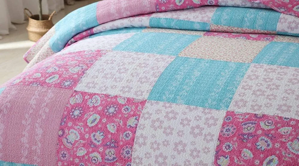 Quilted Bedspread King Size Bedspreads Cotton Double Patchwork Quilts Bedding Throws Set Comforter and Pillow Shams,C-230X250cm,B-king 230X250cm