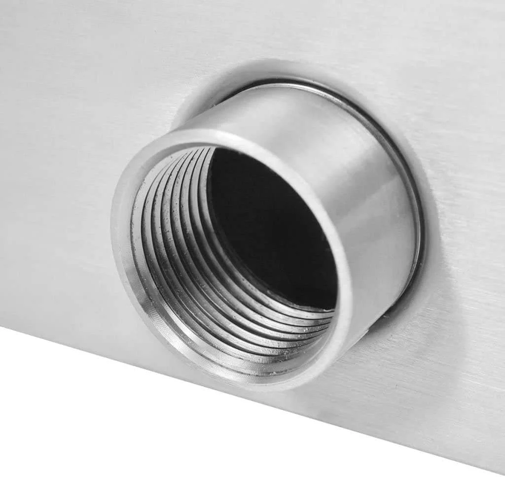 فواره استخر DSFSDG استیل ضد زنگ آبشار باغی بیرونی برای استخرهای داخل زمینی فواره آب رنگی