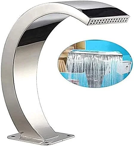 آبنمای آبشاری DSFSDG، آبنمای استیل ضد زنگ استخر، آبشار فضای باز باغ استخر