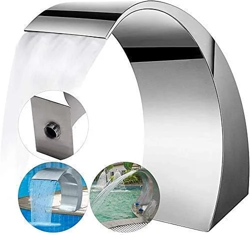 فواره استخر DSFSDG، فواره آبشاری استیل ضد زنگ، فواره منظره حمام ضربه ای اسپا استخر باغ