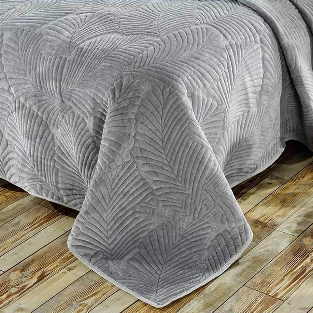 Bedspread Quilted King Size Bedspreads Cotton Double Patchwork Quilts Bedding Throws Set Comforter And Pillow Shams 3 Piece Bedding Set,GreyA-224X234+2X51X71CM,Grey-king 224X234+2X51X71CM