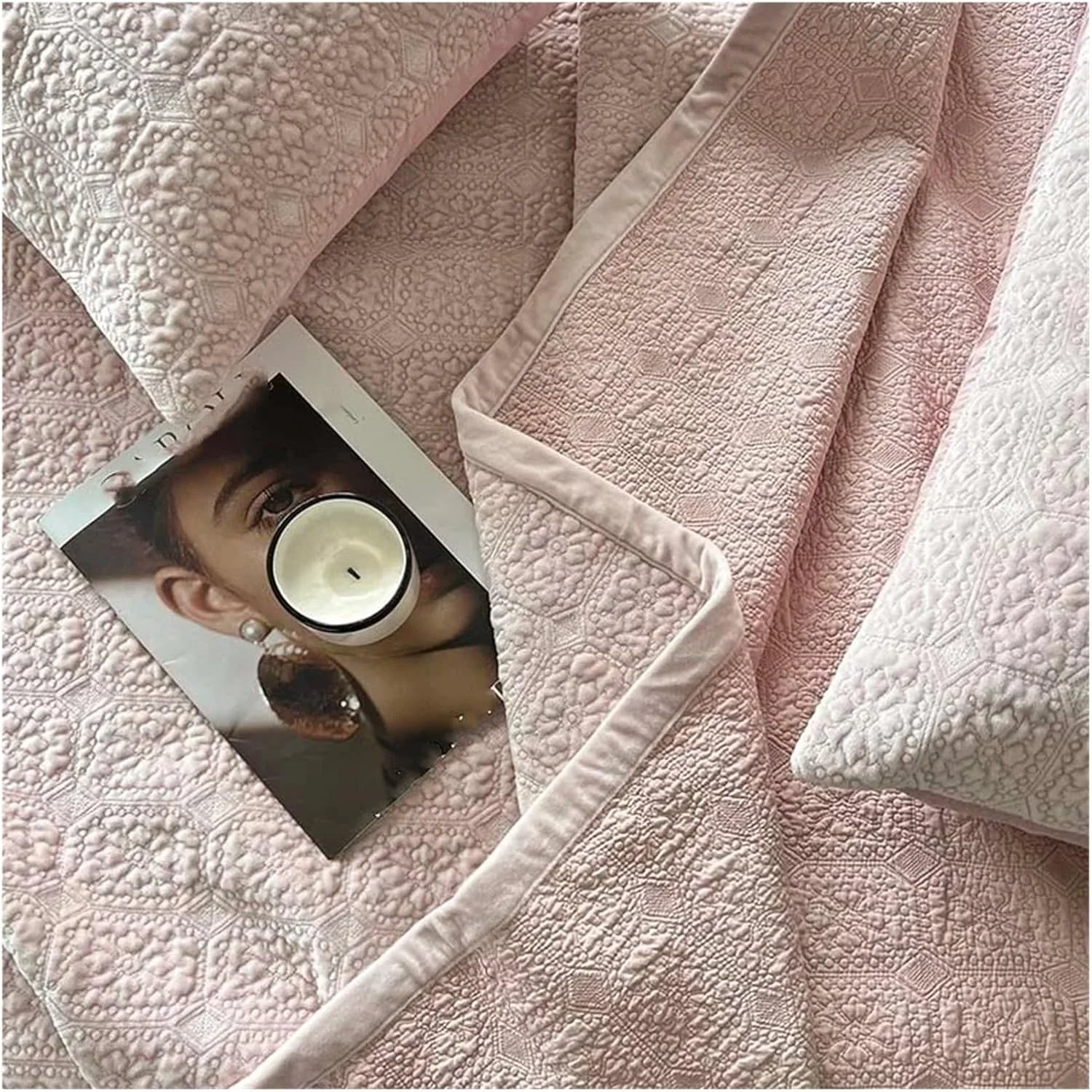 روتختی مخمل نرم به سبک باروک لوکس، ملحفه تختخواب پنبه ای، رو تختی برای ملحفه، روکش تشک، لحاف (B 1 عدد 200cmx230cm)