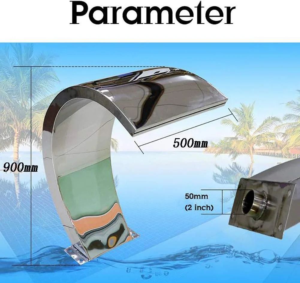 فواره استخر دهانه های استیل ضد زنگ، آبشار استیل ضد زنگ حوضچه، فواره های فضای باز فواره استخر دهانه های استیل ضد زنگ، آبشار استیل ضد زنگ حوضچه، فواره های فضای باز