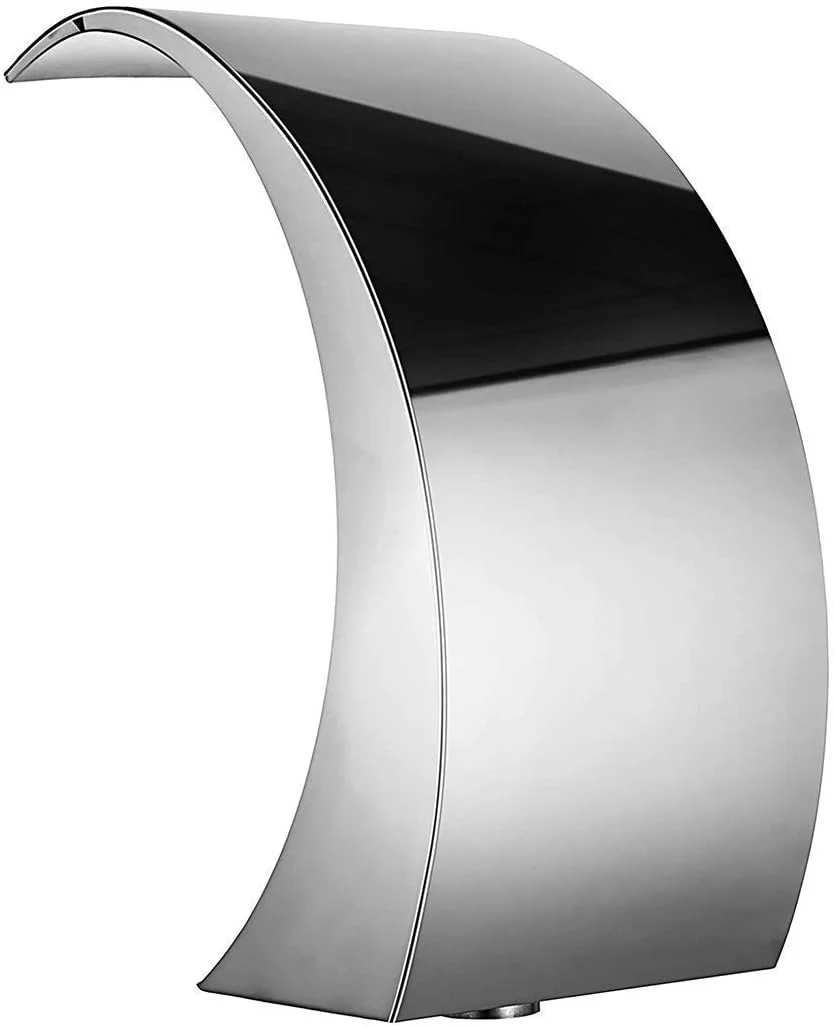 آبنمای استخر شنا برای استخرهای توکار، باغ، حوضچه فضای باز، آبشار استخر فولادی ضد زنگ