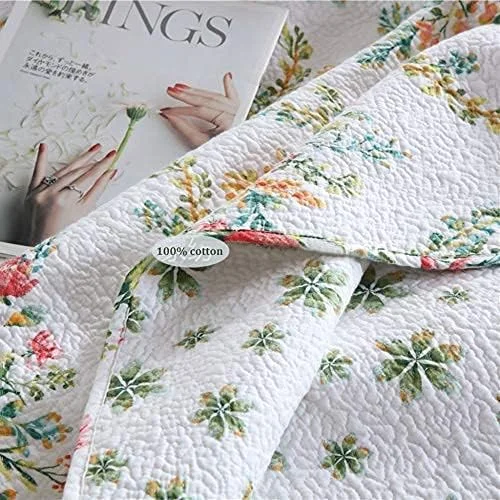 رو تختی / روتختی پنبه ای لحاف دار سایز کینگ لحاف با کیفیت بالا 3 تکه طرح گل تزئین اتاق خواب چند منظوره پتو / روتختی مناسب تمام فصول 230x250 سانتی متر با روبالشی 50x70 سانتی متر رو تختی / روتختی پنبه ای لحاف دار سایز کینگ لحاف با کیفیت بالا 3 تکه طرح گل تزئین اتاق خواب چند منظوره پتو / روتختی مناسب تمام فصول 230x250 سانتی متر با روبالشی 50x70 سانتی متر