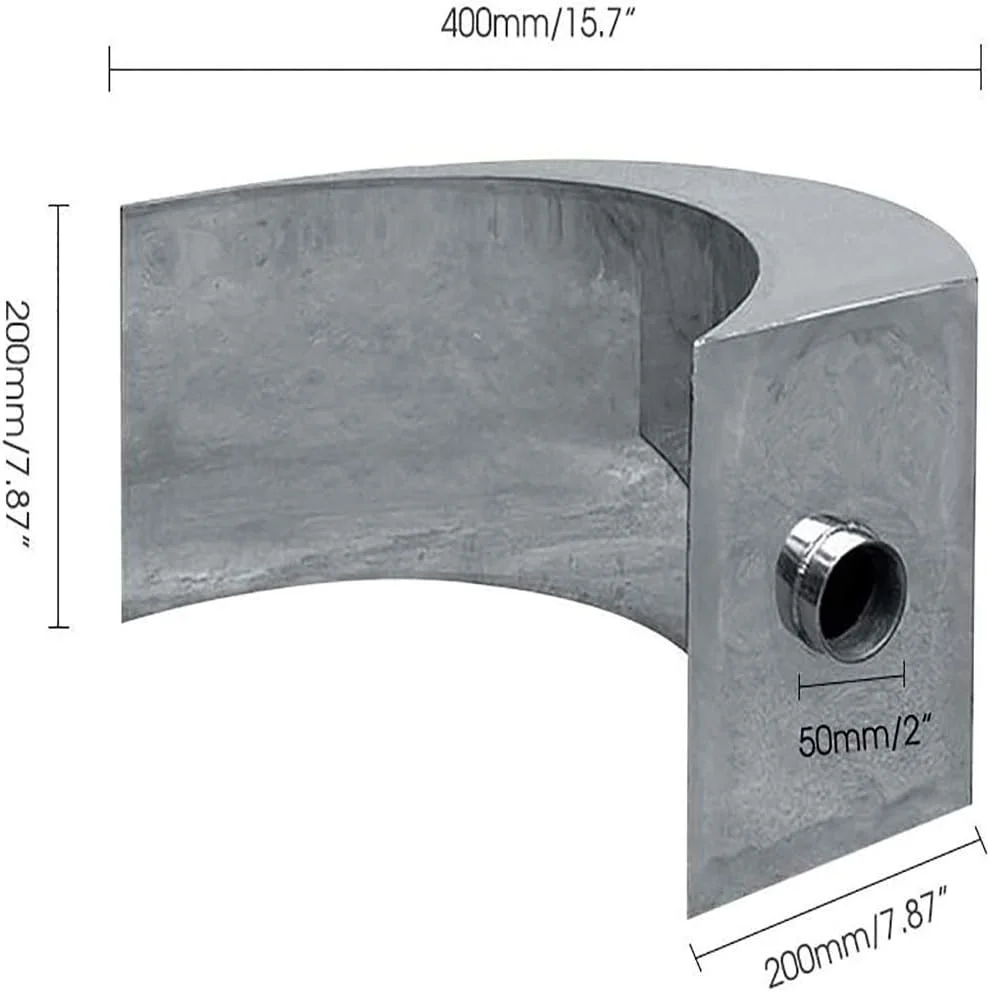 آبنمای استخر، آبنمای استخر آبشار باغی، آبنمای استخر فولادی ضد زنگ، تزئین استخر، نقره ای