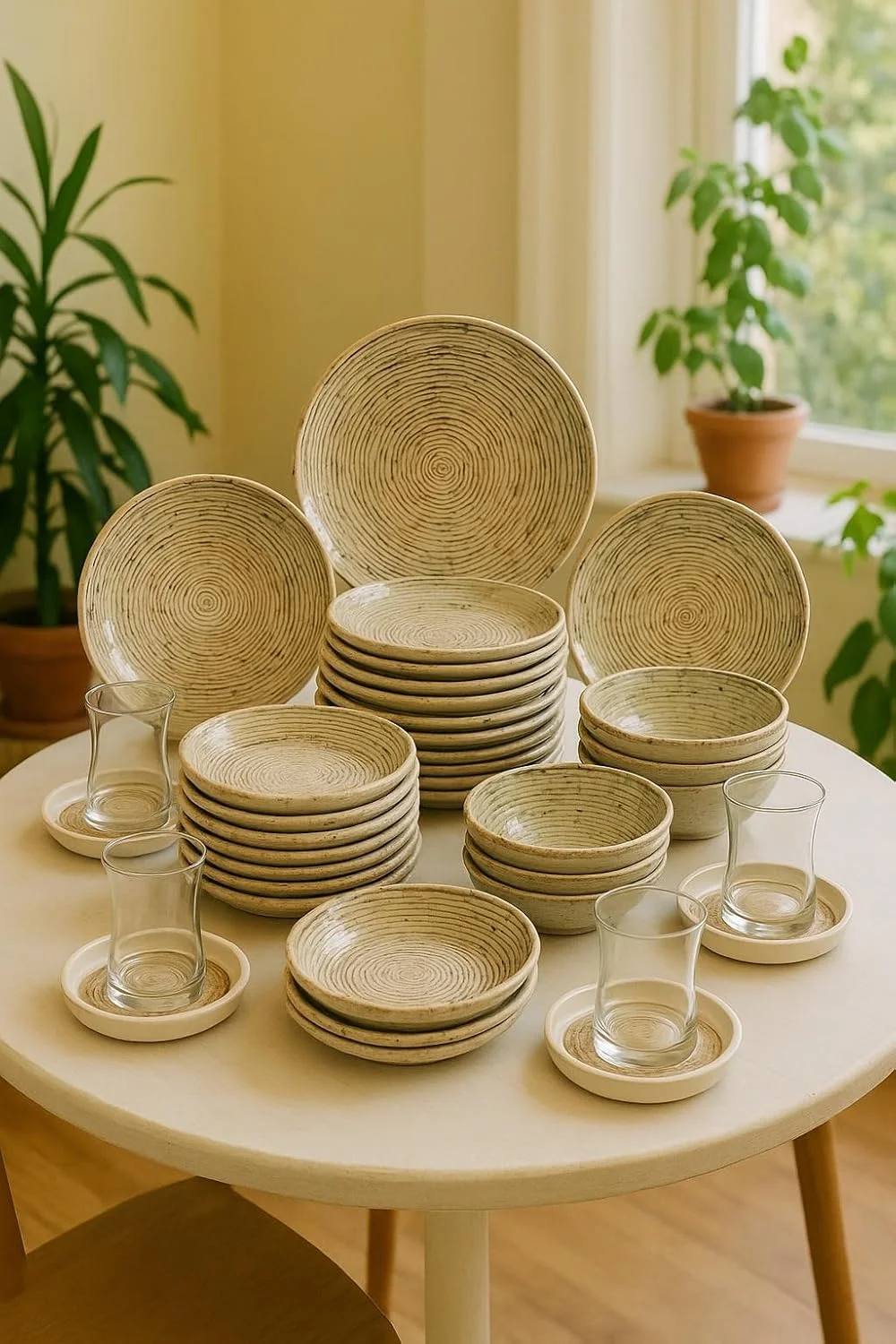 سرویس غذاخوری ۳۶ پارچه چینی لوکس ترکیه ای - ست کامل برای ۶ نفر سرویس غذاخوری ۳۶ پارچه چینی لوکس ترکیه ای - ست کامل برای ۶ نفر