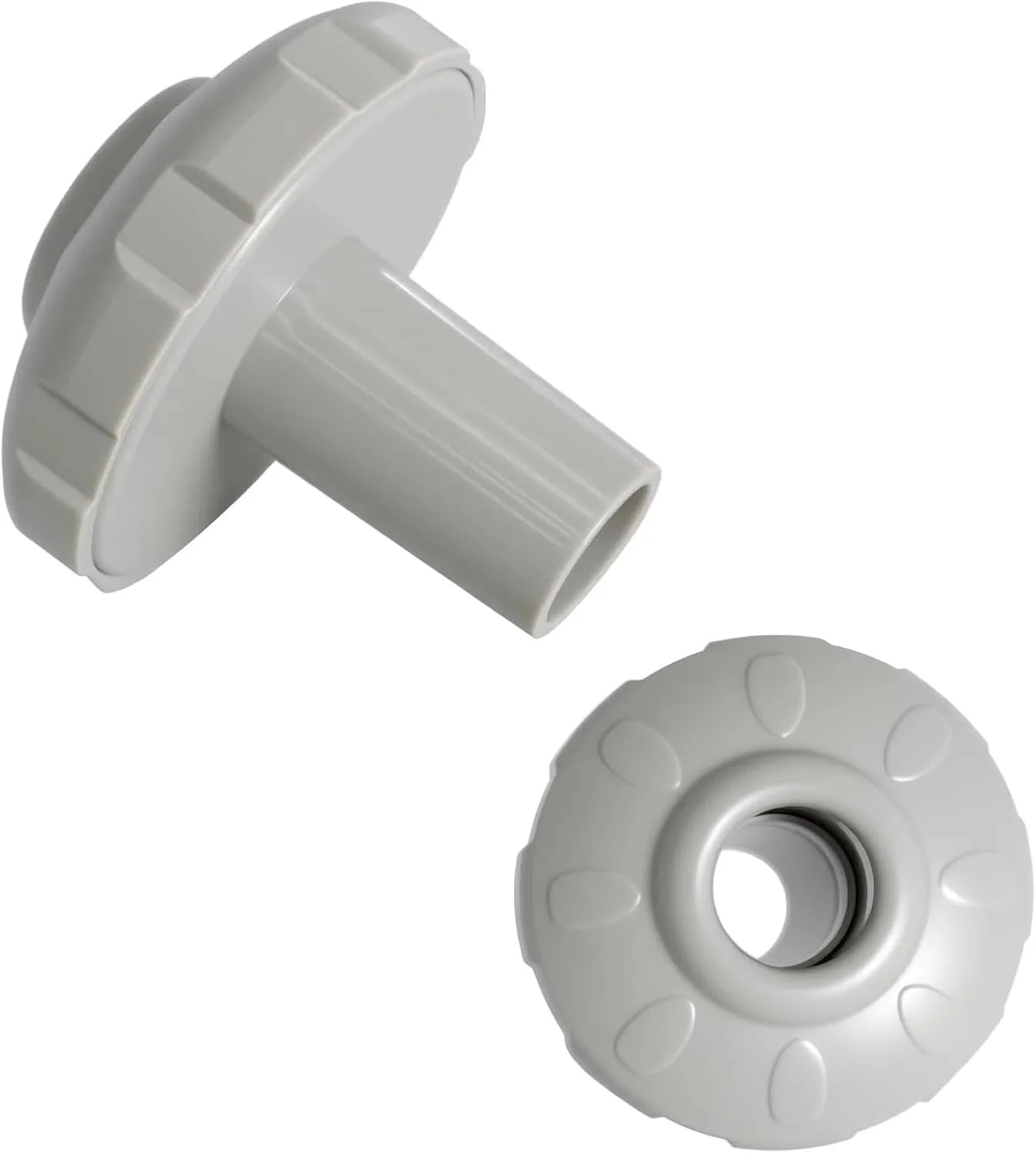 اتصال دهنده صافی/فیلتر استخر DOOLLENCE 11070 و 11072 سازگار با Intex 25022E، برای تمام استخرهای روی زمینی و ورودی/خروجی آب استخرهای داخل زمینی، اتصال دهنده اتصالات 1-1/4 اینچی (صافی نازل)