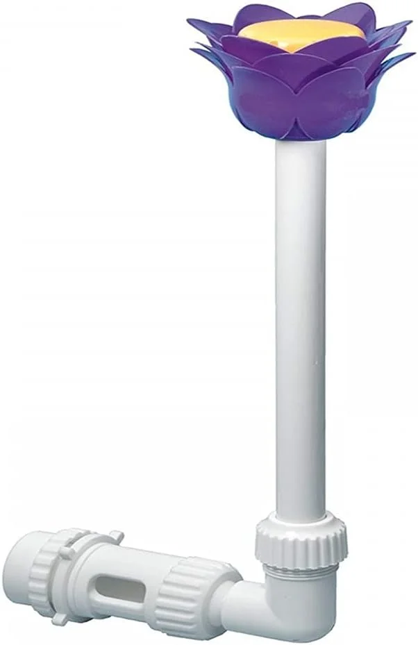 فواره جت، نازل استخر، آبپاش آویز قابل تنظیم، نازل استخر طرح نیلوفر آبی برای استخر شنا، مناسب برای جت برگشتی رزوه ای 1-1/2 اینچی