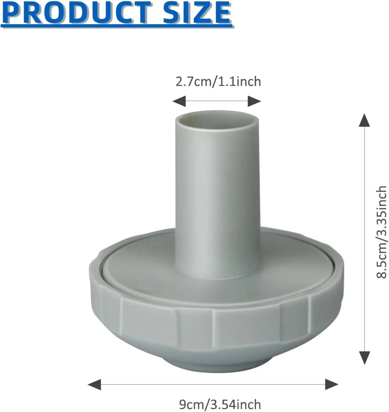 اتصال دهنده صافی/فیلتر استخر DOOLLENCE 11070 و 11072 سازگار با Intex 25022E، برای تمام استخرهای روی زمینی و ورودی/خروجی آب استخرهای داخل زمینی، اتصال دهنده اتصالات 1-1/4 اینچی (صافی نازل)