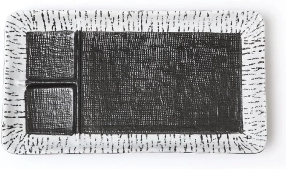 سینی سرو سوشی مستطیلی سرامیکی مشکی قابل استفاده مجدد Bafnsiji، بشقاب سوشی به سبک ژاپنی با ظروف سس، بشقاب های شام سرامیکی، دیس سرو، ظروف غذاخوری آشپزخانه ظروف سرو چینی، B سینی سرو سوشی مستطیلی سرامیکی مشکی قابل استفاده مجدد Bafnsiji، بشقاب سوشی به سبک ژاپنی با ظروف سس، بشقاب های شام سرامیکی، دیس سرو، ظروف غذاخوری آشپزخانه ظروف سرو چینی، B